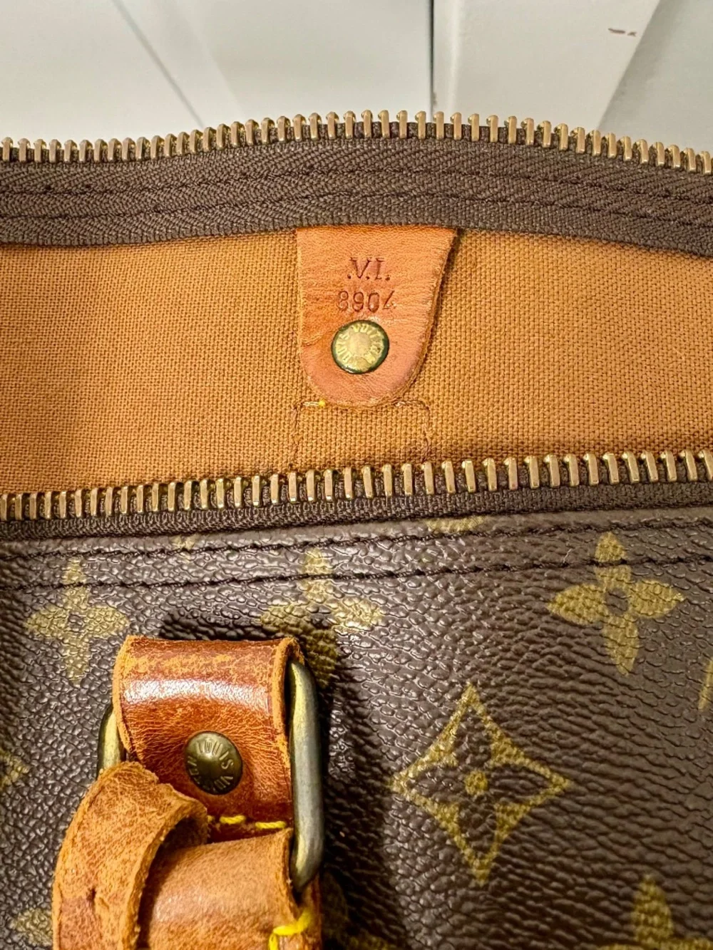 Vintage Louis Vuitton Keepall Bandouliere 60 Monogram Canvas